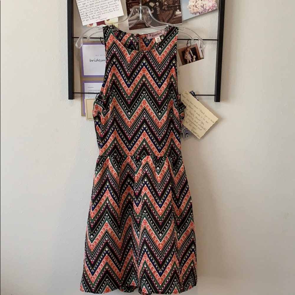 Multi-color cocktail/work dress